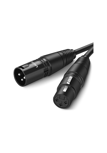 Ugreen 1 M Xlr Kablo Karaoke Mikrofon Ses Topu Uzatma Kablosu Ses Mikseri Amplifikatörler Xlr Kablosu 680501428a
