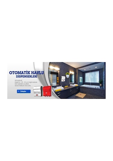 Palex Sensörlü Fotoselli Otomatik Kağıt Havlu Makinesi 21Cm Beyaz