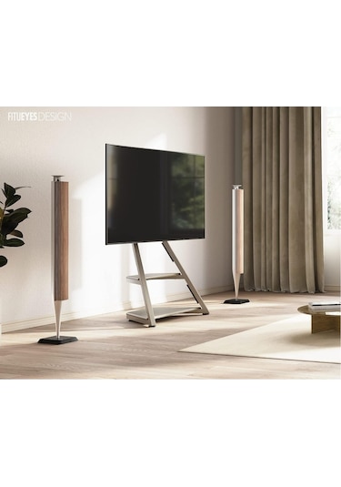 Fitueyes Tekerlekli Mobil Tv Sehpası, 32-65 Inç Tv Için, Ahşap Raflı Modern Tv Arabası, Eiffel Serisi Çok Renkli Fitueyes Tekerlekli Mobil Tv Sehpası, 32-65 Inç Tv Için, Ahşap Raflı Modern Tv Arabası, Eiffel Serisi Çok Renkli