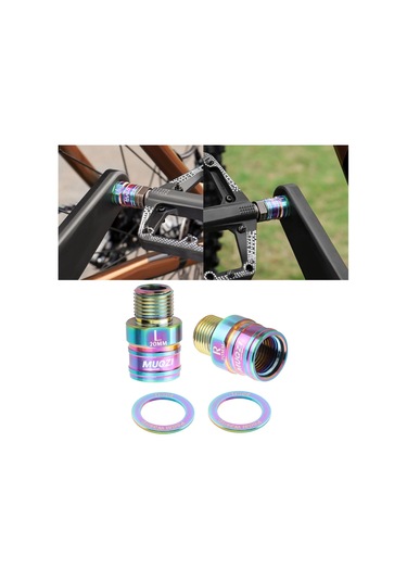Suntek 2 Parça 20mm Bisiklet Pedalı Genişletici Yol Renkli
