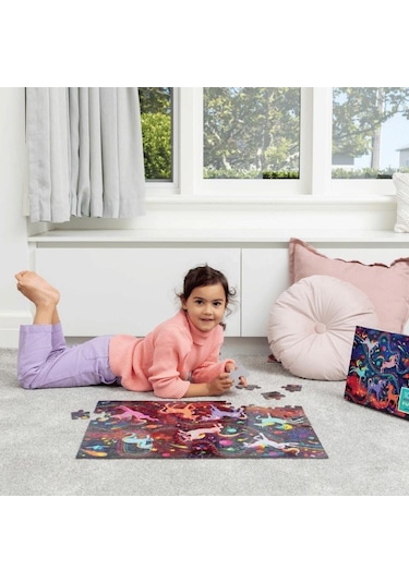 Crocodile Creek Puzzle - 100 Parça - Unicorn Galaksi