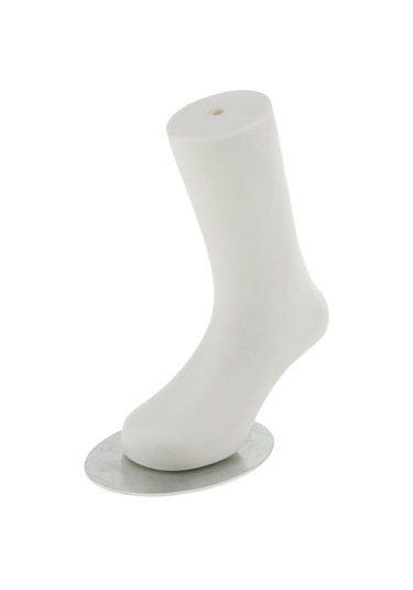 Homyl Çeşitli Ayak Manken Kukla Kalıp Sandal Ayakkabı 115mm Beyaz