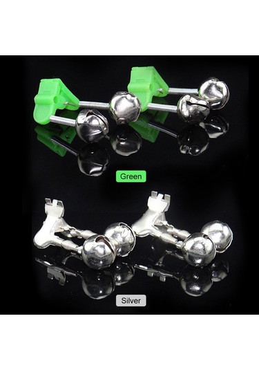 Folinda 30 Adet Yeşil Plastik Balıkçılık Alarm Zilleri - 8cm Uzunlukta Balık Tutma Uyarıcı