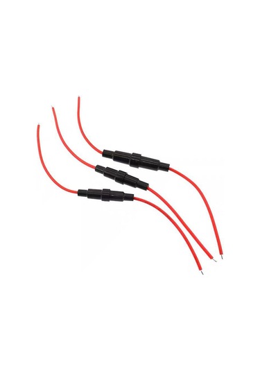 10 Adet Sigorta Tutucu 2.4mm 22awg Tel 6x30mm Hızlı Darbe