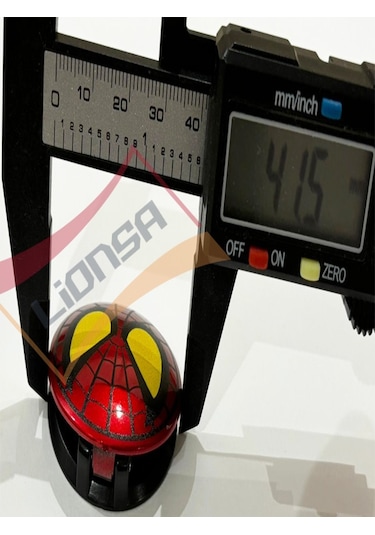 Start Stop Düğme Üzeri Çerçeve Aksesuar Örümcek Adam