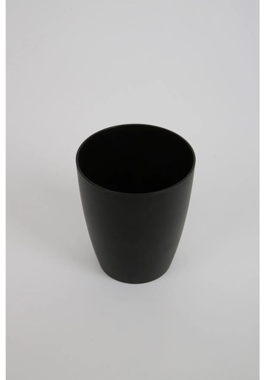 Siyah Orkide Saksısı Dekoratif Dış Saksı 1 Adet- 12 Pot Şeffaf Orkide Üretim Saksısı Hediyeli Siyah