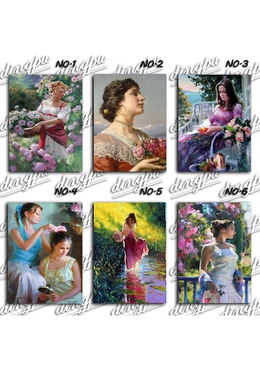 Koyu Mavi Elmas Boyama Tam Yuvarlak Elmas Nakış Resim Taklidi Çapraz Dikiş Elmas Mozaik İşi 30x40cm