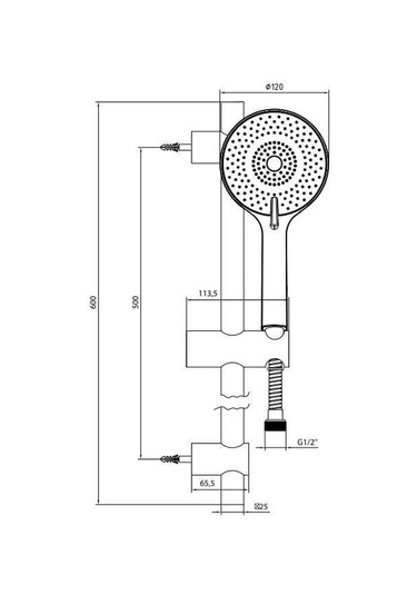 Ar Avanos Hareketli Sürgülü Duş Seti 3 Fonksiyonlu 102146138 Krom