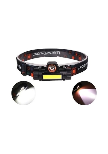 F-3434 Şarjlı Mıknatıslı Kafa Feneri - Çok Renkli