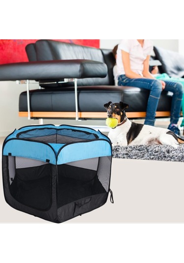 Geeroyoo Taşınabilir Katlanabilir Suya Dayanıklı Çıkarılabilir Evcil Hayvan Oynama Hücresi