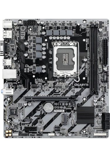 Gigabyte H810m S2h Ddr5 6400mhz Oc M.2 Vga/hdmı/dp Pcıe 4.0 1851p Matx Anakart