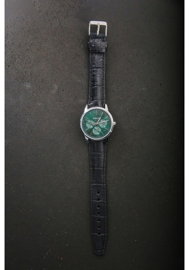 Hakiki Deri 18mm Akıllı Pimli Saat Kordonu Siyah - Beyaz