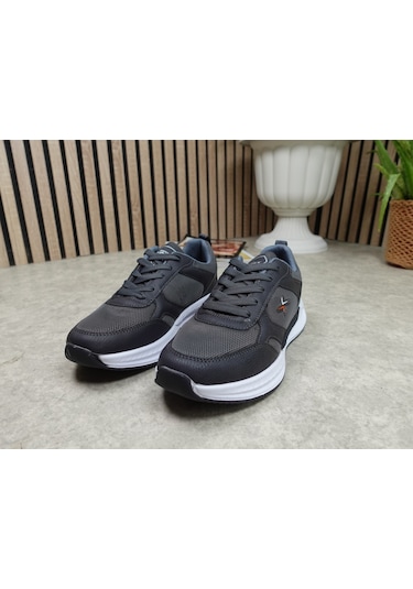 Günlük Fileli Erkek Sneaker Bağcıklı Kalın Taban Ayakkabı 8011 001