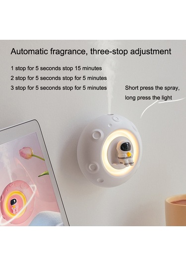 Sones K-1101 Astronot Otomatik Zamanlayıcı Akıllı Aromaterapi Makinesi Küçük Gece Lambasıyla