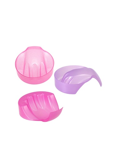 Reedark Mavi Tırnak Soğutma Kasesi - Tırnak Artı Ve Manikür İçin Yumuşatıcı, 5 Tırnaklı Plastik Kase