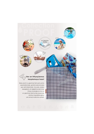 Proof Kirli Temiz Çantasi Dama Denim Çok Renkli