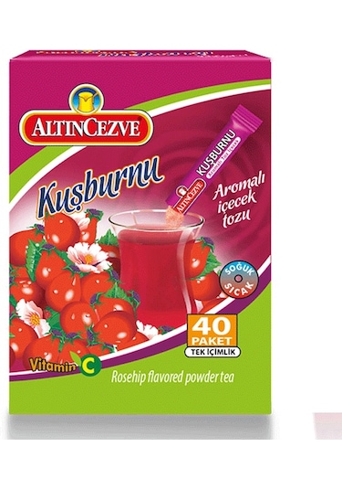 Altıncezve Kuşburnu Aromalı Tek İçimlik İçecek Tozu 40 x 1.5 G