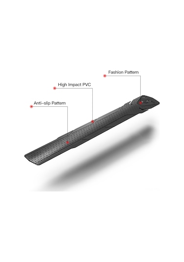 Ximistore9 Bisiklet Çerçeve Koruması Pvc Malzeme Anticapraz Vurgu Koruyucu Siyah Desenli Koruma Paneli