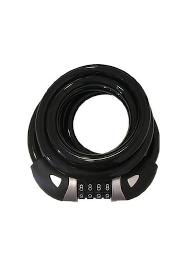 Zozo 12x1800 MM Şifreli Bisiklet Kilidi Siyah