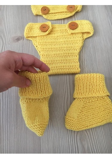 Bebek Kostümü Unisex Sarı