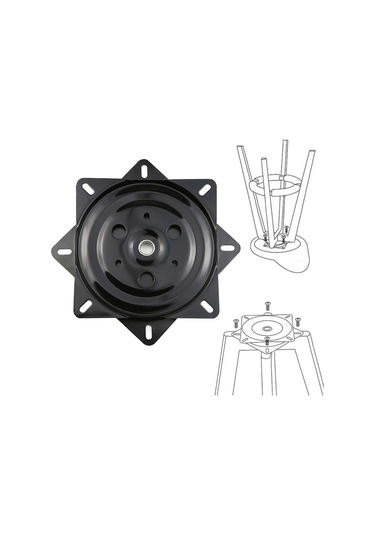 Suntek Magideal Bar Tabureleri Döner Plaka Kanepe Sandalye Tabla 6 inç