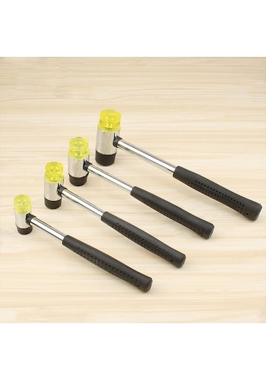 Pazly 30mm Sıçrama Yok El Yapımı Dıy Çift Yüz Kauçuk Çekiç