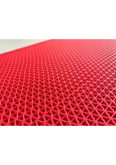 Z-mat Dokulu Kırmızı Paspas 5 Mm 120 Cm Kırmızı
