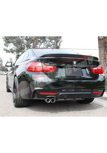 Bmw 4 Serisi Difüzör Bmw F32 Difüzör M Performance Mat Siyah
