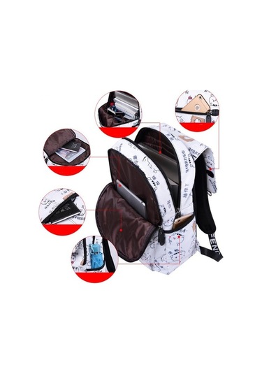 Createtech Usb Kelebek Peluş Çanta - Kızlar İçin Moda Dekorasyon Çok Renkli