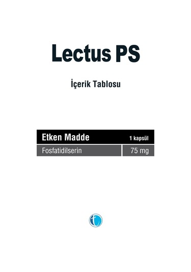 Lectus Ps Fosfatidilserin 60 Kapsül