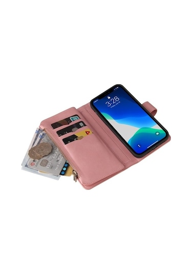 Bloomnest 13 Pro Cbtx İphone Uyumlu Skin, Pu + Tpu Hissedi, 15 Kartlı Kapı, Uyumlu, Koruyucu Diğer