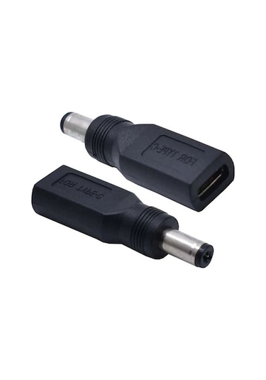 Wozlo Type-C to 5.5 x 2.1 MM Laptop Şarj Güç Adaptörü