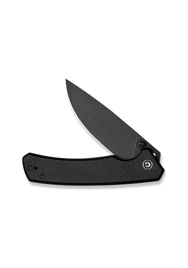 Civivi Merit Flipper & Thumb Stud Knife Black G10 Handle Kamp Çakı Siyah