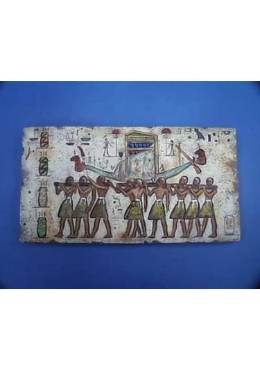 Wise Mısır Tarihi-DUVAR PLAKETİ - MISIR GEMİSİ-23,5*12,5*1,5 CM.