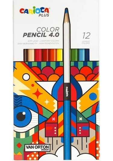 Carioca Plus 4.0 Kuru Boya Kalemi 12'li