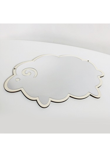 Suntek İskandinav Akrilik Dekoratif Duvar Vintage Oymalı Koyun Diğer