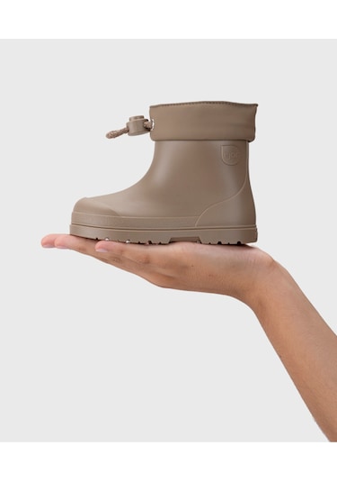 İgor Mendi Borrego Çocuk İçi Kürklü Kısa Yağmur Çizmesi Cc335 Kahve