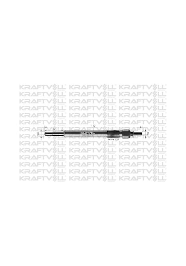 Kraftvoll 05030091 Kızdırma Bujisi 11v Perkıns 2666a014