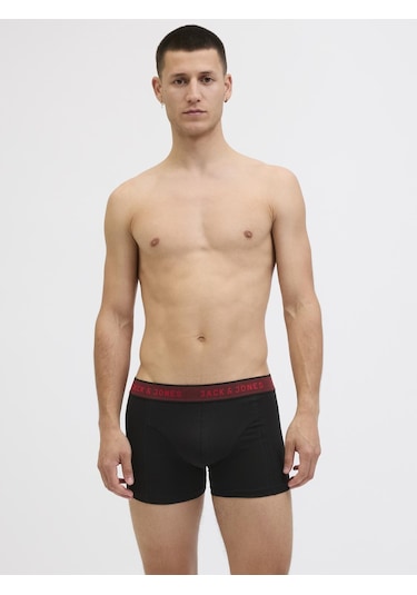 Erkek 5'li Boxer Paketi - Twisted - 12293346 Fiery Red