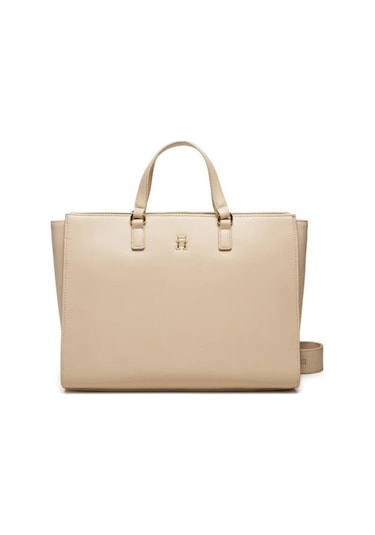 Tommy Hilfiger Kadın Çapraz Askılı Çanta Aw0aw16681acı Bej