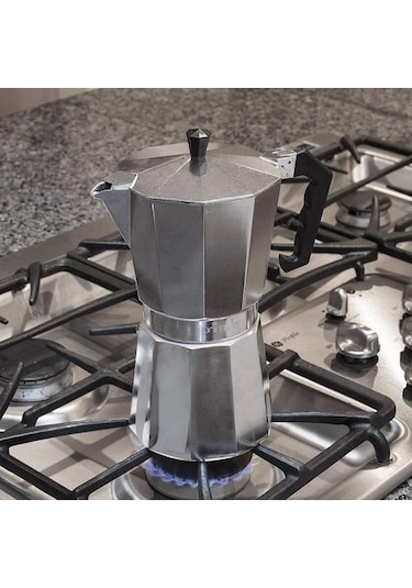 120 Ml İtalyan Moka Cezve Mocha Soba Espresso Kahve Kafeterya Percolator Cezve Gayzer Latte Kahve Makinesi Kahve Tencereler