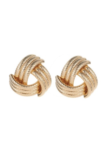 Chavin Gold Bijuteri Retro Tarz Bayan Küpe Ev19sr Gold