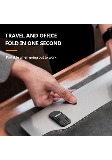 Gajeena Çinko Alaşımlı Katlanabilir Bilgisayar/tablet Standı, İki Açı Ayarlı, Hızlı Soğutma, Gizli Özellikli, 2 Adet, Gümüş