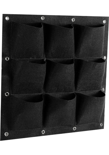 Kosona 9 Delikli Duvar Tipi Nikelik, Nitelikli Tekstil, Bitki, Çiçek Ve Sebze İçin, Hava Geçirgen, Hafif, Kolay Asma