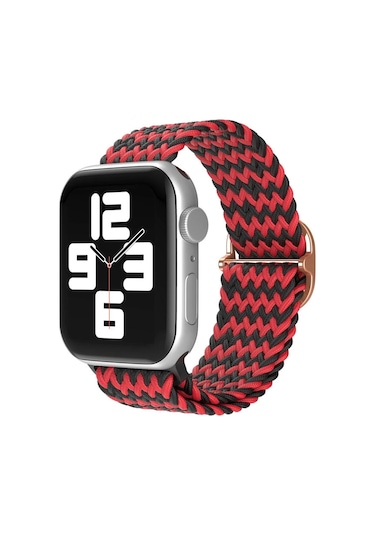 Mey Najmaddin Watch 38mm Star Kordon - Zigzag Kırmızı-siyah Najmaddin