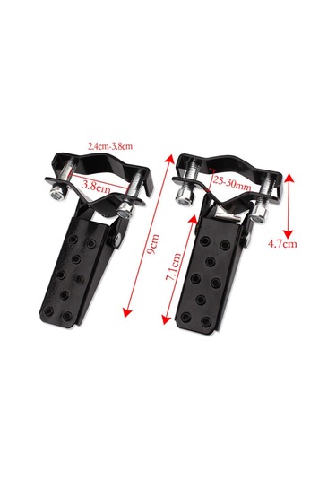 Homyl Motosiklet Arka Ve Ön Retro Katlanır Ayak Dayama Yerleri