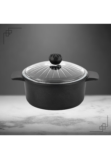 Kristal Döküm 7 Parça Set Siyah