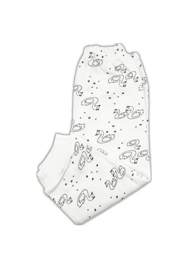 Sema Baby Sevimli Kuğu Bebek Pijama Takımı Siyah
