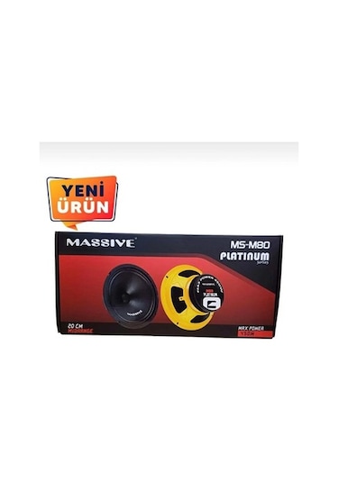 Massive Ms-m80 20cm 2024 Seri 450watt 175rms Iki Adet M139