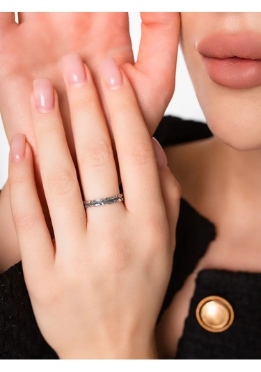 Monıchev Jewelry 925 Ayar Gümüş Ortodoks Yüzük 350823633 Gri